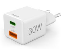 Letnerny-30w Chargeur Rapide Compatible Iphone, Samsung - Pd + Qc 3.0 Recharge Optimisée 2 Ports Blanc