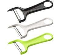 Letnerny-42041 Rasoir À Légumes, Éplucheur, Éplucheur À Légumes, Épluche Légumes, Plastique, Blanc, Vert, Noir, 13,7 X 5,8 Cm