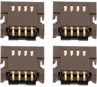 Letnerny-4pcs Clip De Connecteur De Câble P6 À 4 Broches Compatible Avec Nintendo Ds Lite Connecteur P6 De La Carte Mère De L'écran Tactile Compatible Avec Nds Lite Écran Tactile