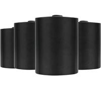 LETNERNY-5,25 Pouces, 600 Watts Bluetooth Enceintes D'Extérieur Avec Amplificateur Stéréo Câblé Pour Toutes Les L'Intérieur Et L'Extérieur Terrasse(4 Haut-Parleurs Noirs)