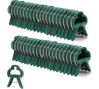 LETNERNY-50 Pieces Clips De Support Pour Plantes, Clips Tomates Reutilisable Pour Plante Grimpantes, Attache Jardin Clip Plante Grimpante Pour Fixation De Roses, Tomates