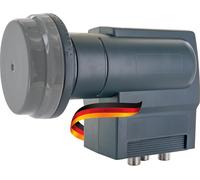 LETNERNY--5101- Unicable Quad Lnb Numérique (4 Participants + 2 Participants) Pour Utilisation Avec Antenne Parabolique Multifeed Capable Avec Protection Contre Les Intempéries Anthracite