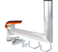 LETNERNY-5163 Support Pour Balcon Antenne Satellite Installation Satellite Antenne Parabolique Support Mural Sat Avec Équerre En Aluminium Distance Au Mur 30Cm