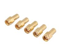 LETNERNY-5Pcs Sma Mâle Connecteur Rf Coaxial, Adaptateur Termination 50 2W En Laiton Pour Les Antennes Système Gps