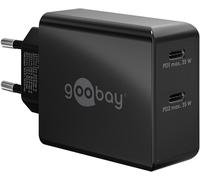 LETNERNY-61757 Chargeur Usb C Dual Port 36 W Chargeur Rapide Pd Universel Usb Adaptateur Adaptateur Chargeur Fast Charger Samsung S22 Iphone 14 Noir