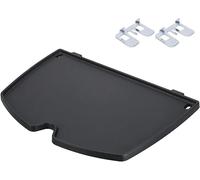 LETNERNY-6558 32 X 21.8Cm Plancha De Cuisson Pour Modèles De Gril Weber Q100, Q1000, Q120, Q1200, Fonte Plaque Gril À Gaz Pièces De Rechange, 1 Paquet
