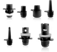 Letnerny-7 Morceaux Adaptateur De Pompe Pour Bateau Pneumatique/Sup Et Kite/Boston, Pour Pompe À Air Conventionnelle Adaptateur De Valve D'air