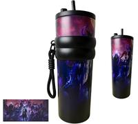 Letnerny-710ml Mug Isotherme Avec 2-En-1 Couvercle, Solo Leveling En Acier Inoxydable À Double Paroi Sous Vide, Anti-Fuite, Pour Sport, Voyage, Gym(B)