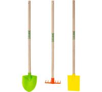 LETNERNY-7643 Klein Goes Bio Outils De Jardin Pour Enfants I Ensemble Composé E Pelle Râteau Et E Bêche I Jouet Pour Enfants Partir De Trois Ans