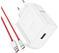 LETNERNY-80W Chargeur Rapide Avec Câble Usb C 1M Pour Oneplus Supervooc Charge,Supervooc Chargeur Secteur Pour Oneplus Nord 4 2T Ce 4 Lite 13 12 10 Pro 9 Pro Oppo Reno11 F Reno8 Lite 8 Pro 10 Pro Fin