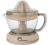 LETNERNY-8832 Little Juice, Presse Agrume Électrique, Grande Capacité 0,7 L, Double Rotation, 2 Cônes Interchangeables, Format Compact, 40 W, Beige