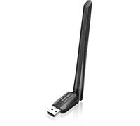 LETNERNY-Ac600 Dongle Usb Wifi À Gain Élevé, Adaptateur Bluetooth 5.0, Adaptateur Usb Double Bande Avec Antenne 6 Dbi Pour Pc/Bureau/Ordinateur Portable, Prend En Charge Windows 11/10/8.1/7/Xp Pour