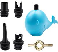 Letnerny-Adaptateur De Pompe Sup, Adaptateur De Kayak, Bateau Adaptateur De Valve Avec 4 Buses Pour Bateau À Rames Gonflable,Planche De Stand Up Paddle, Kayak