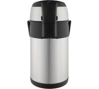 Letnerny-Airpot Distributeur / Pot De Leau C À Double Paroi En Acier Inoxydable Avec Poignée Sans Bpa ¿ Argent, 2.2l, 8 Heures Chaud
