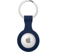 Letnerny-Airtag Étui De Protection En Silicone Avec Crochet Porte-Clés Pour Apple Airtag Gps Tracker Bluetooth Sécurité Clés, Vélos, Collier Pour Chien Et Chat Anti-Perte Anti-Rayures Anti-Chocs Bleu