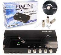 LETNERNY-Amplificateur Terrestre Tnt 4 Voies Uhf Vhf Gain 25Db - Amplifier Et Repartir Le Signal Tnt 14 Ampi