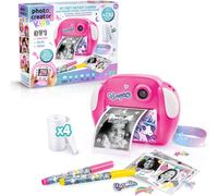 LETNERNY-- Appareil Photo Instantané Enfant - Selfie & Caméra Vidéo - 4 Rouleaux De Papier D'Impression Pour 250 Photos - Cadeau Pour Garçon & Fille - Dès 4 Ans - Clk 013, Rose