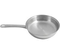 Letnerny-Art91924 Nordico, Poêle À Frire Ø 24 Cm, Triple Fond, Poignée Résistante À La Chaleur, Fond Nid D'abeille Anti Adhésif, Tous Feux Dont Induction, Tout Inox
