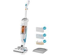 LETNERNY-Aspirateur Balai Vapeur, Blanc/Argenté, Norme