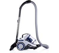 LETNERNY-Aspirateur Sans Sac - Dd2504 - 700W - Filtre Hepa 12 - Portée De 9M - Avec Combinée, Encastrée Et À Parquet - 4,9Kg - Bac À Poussière 2,7L - Blanc