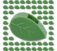 LETNERNY-Attache-Plantes, Auto-Adhésifs, Lot De 140, Plastique, Maintenir Plantes Grimpantes, Support Pour Le Mur, Vert