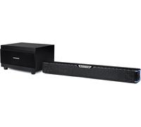 LETNERNY-Barre De Son 120W Avec Caisson De Basses Sans Fil ¿ Bluetooth 5.0 ¿ Compacte 51 Cm ¿ Entrée Optique & Aux ¿ Fixation Murale ¿ Modes Audio ¿ Basses Profondes- Télécommande Incluse ¿ Sb60Bts