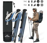 Letnerny-Bâtons De Randonnée 7075 Aluminium Bâtons De Trekking Ultralégers Pliables 115-135cm Bâtons De Marche Pour Femmes & Hommes Hiking/Camping/Mountaining