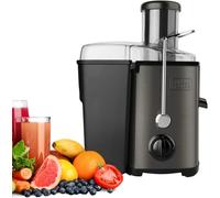 LETNERNY-Black + Decker Bxje600E - Centrifugeuse - 600 W - 2 Vitesses - Acier Inoxydable - Gris