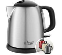LETNERNY-Bouilloire Electrique [Compacte & Elegante] Adventure (1L, 2400W, Ebullition Rapide,Filtre Anticalcaire Lavable,Marques Pour 1/2/3 Tasses, Bec Verseur Précis,Idéale Pour Voyage) 24991-70