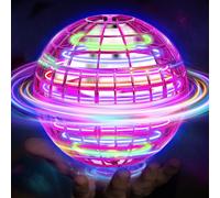 Letnerny-Boule Volante Lumineuse, Magique Balle Volante Flying Orbi Boomerang Ball Spinner, Ballon Volant Lumineux Drone Hoverball, Jouet Cadeau Pour 6 7 8 9 10+ Garcon Fille Enfant Ado Intérieur Ext-