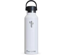 Letnerny-Bouteille D'eau Thermale De 600 Ml En Acier Inoxydable Avec Double Paroi Et Revêtement Interne En Céramique. Couleur Blanche.