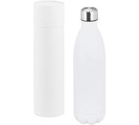 Letnerny-Bouteille Thermique 1l Double Paroi, Sous Vide, Pour Excursions, Acier Inoxydable, Étanche, Blanc