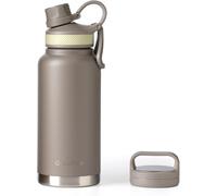 Letnerny-Bouteilles D'eau De Sport En Acier Inoxydable À 2 Goulots ¿ Large Goulot Isotherme Sous Vide, Réutilisable, Anti-Fuite, Sans Bpa ¿ Bouteilles Thermiques De Voyage Pour Homme Et Femme ¿ Pour