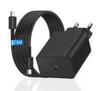Letnerny-Câble De Charge Rapide Usb C 45 W Pour Samsung Galaxy S24 S23 S22 S21 S20fe S10 S9 S8 A55 A54 A53 A52 A51 A50 A34 A33 A23 A13 A12,2m Câble De Charge Avec Bloc D'alimentation Fast Charge. Câb