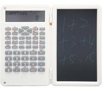 LETNERNY-Calculatrice Portable Avec Bloc-Notes, Calculatrice Scientifique À Écran Lcd À 10 Chiffres Avec Tablette D'Écriture Effaçable, Calculatrices De Bureau De Base Silencieuses Pour