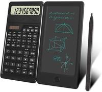 LETNERNY-Calculatrice Scientifique Avancée Avec 450 Fonctions, Affichage 4 Lignes, Alimentation Par Piles, Bloc-Notes Et Tablette D'Écriture Lcd Effaçable, Idéale Pour Les Étudiants Et Les Profession