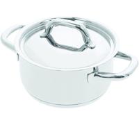 Letnerny-Casserole Induction Classico 3 - Casserole Inox Avec Couvercle Pour Tous Types De Cuisinières Dont Induction - Casserole Avec Base En Aluminium - 10 Ans De Garantie - Ø 18 Cm