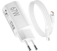 Letnerny-Chargeur Mini 67 W Et Câble Pour Xiaomi Note 14s 13 12 Pro 11s 5g Charge Turbo Adaptateur De Chargeur Usb C Gan Et 6a Charge Rapide Câble Type C 1 Mètre Pour Xiaomi 14 13 12 Poco X6 X5 Pad 7