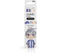 Letnerny-Ciao Layer & Mix « Serene Palette », Set De Marqueurs De 3 Couleurs Différentes, Marqueur De M En Page Avec Une Pointe Moyenne Et Une Pointe .