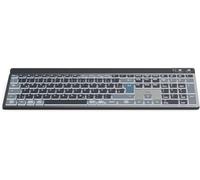 LETNERNY-Clavier Multifonction Wk-750, Clavier Rétroéclairé Sans Fil, Noir, Qwertz De