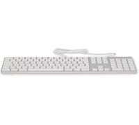 LETNERNY-Clavier Suisse Ch (Qwertz) Usb-C Avec Clavier Numérique, Couverture Supérieure En Aluminium Et 1 Port Usb-C - Argent - Compatible Avec Mac Et Ipad