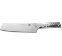 Letnerny-Couteau De Cuisine / Tout U Deluxe - Grand (Lame 19cm), En Acier Inoxydable, Monobloc, Affûté Extra Tranchant, Poignée Ergonomique - Argent (17071)