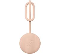 Letnerny-Curve Airtag Loop ¿ Boîtier Support En Silicone Souple ¿ Protection Anti-Rayures Pour Traqueur Airtag ¿ La Longue Sangle Se Fixe Autour Des Clés, Des Sacs, Des Bagages (Peach)