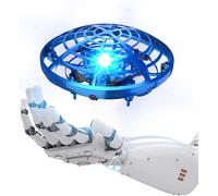 Letnerny-D12 Drone Volant À Main Pour Enfants, Mini Ufo Avec Lumières Led, 5 Capteurs De Mouvement, 2 Vitesses, Flips 360°, Anti-Collision, Jouet Dintérieur Pour Garçons Et Filles-Deerc