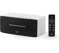 LETNERNY-D12 Haut-Parleur De Bureau Bluetooth, Son Stéréo 70W Avec Dsp, Entrées Rca/Aux/Bluetooth, Télécommande Sans Fil, Enceinte Multimédia Pour Pc/Smartphone/Tv ¿ Blanc