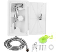Letnerny-Douche Rv ,Boîte De Douche Extérieure Avec Pommeau De Douche Interrupteur Froid Chaud Convient Aux Bateaux ,Camping Cars Et Caravanes , Pièces Détachées Pour Camping Car