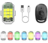 Letnerny-Drone Strobe Light Avec De Contrôle À Distance Pour Dji Avata 2/Mini 2/Se/Mini 3/ Mini 3 Pro Avata Mavic 2/2s /3 Phantom 3 4/4 Pro Lumières Stroboscopiques Rechargeable Et Étanche-Craznick