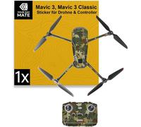 Letnerny-Drones Skin, 1 Set, Compatible Avec Dji Mavic 3, Dji Mavic 3 Classic, Green Camo Design, À Coller, Autocollant Vi Drone, Drone Sticker, Film De Protection Boîtier-Your Day Mate