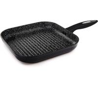 Letnerny-E980067 Ultimate Antiadhésif Poêle Gril, 26cm/10in, Tous Feux Dont Induction, Noir, Aluminium, Garantie Antiadhésive De 10 Ans