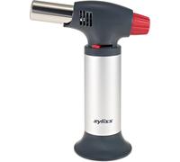 Letnerny-E980202 Chalumeau De Cuisine, Inoxydable, Argent/Noire, Pour La Cuisine Brûlée/Barbecue/Bougies, Remplis Facile, Butane Non Inclus